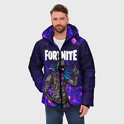 Куртка зимняя мужская FORTNITE x RAVEN, цвет: 3D-черный — фото 2