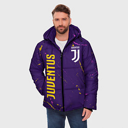 Куртка зимняя мужская JUVENTUS ЮВЕНТУС, цвет: 3D-черный — фото 2