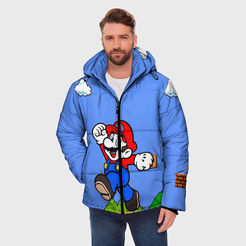 Мужская зимняя куртка Mario / 3D-Черный – фото 3