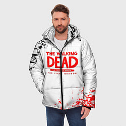 Куртка зимняя мужская Ходячие мертвецы, цвет: 3D-светло-серый — фото 2