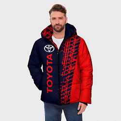 Куртка зимняя мужская TOYOTA ТОЙОТА, цвет: 3D-красный — фото 2