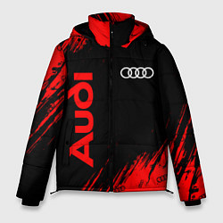 Куртка зимняя мужская AUDI АУДИ, цвет: 3D-черный