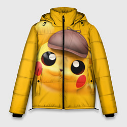Куртка зимняя мужская Pikachu Pika Pika, цвет: 3D-светло-серый