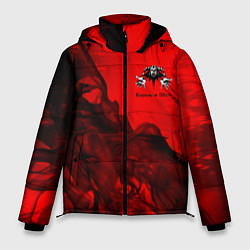 Куртка зимняя мужская КОРОЛЬ И ШУТ, цвет: 3D-красный