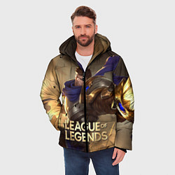 Куртка зимняя мужская League of legends Гарен, цвет: 3D-красный — фото 2