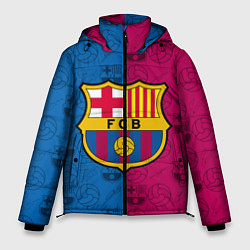 Куртка зимняя мужская FC BARCELONA, цвет: 3D-черный