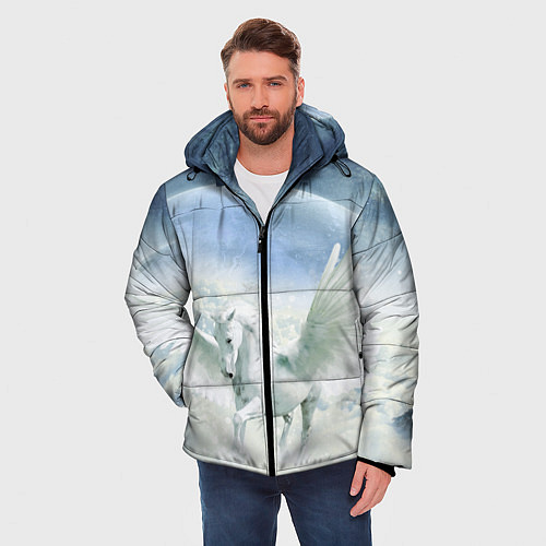 Мужская зимняя куртка Пегас / 3D-Черный – фото 3
