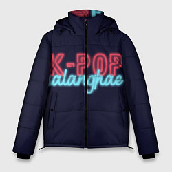 Куртка зимняя мужская LOVE K-POP, цвет: 3D-черный