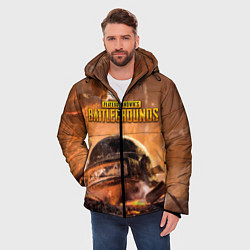 Куртка зимняя мужская PlayerUnknowns Battlegrounds, цвет: 3D-черный — фото 2