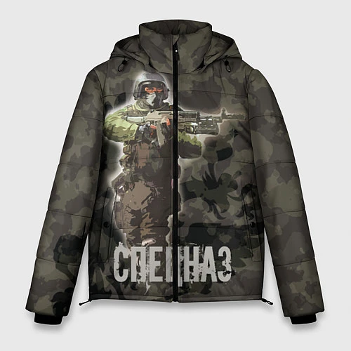 Мужская зимняя куртка Спецназ России / 3D-Красный – фото 1