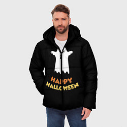 Куртка зимняя мужская Halloween, цвет: 3D-черный — фото 2