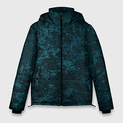 Куртка зимняя мужская ТЕКСТУРА МЕТАЛЛА, цвет: 3D-светло-серый