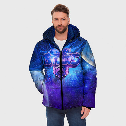 Мужская зимняя куртка BRAWL STARS / 3D-Черный – фото 3