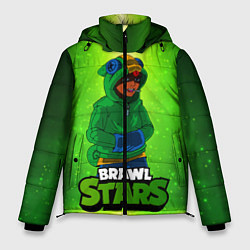 Куртка зимняя мужская Brawl Stars Leon, цвет: 3D-красный