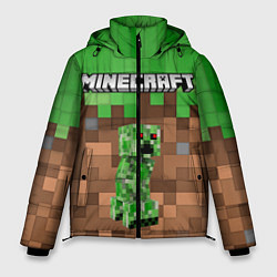 Мужская зимняя куртка MineCraft Крипер