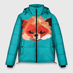 Куртка зимняя мужская Лисичка, цвет: 3D-черный