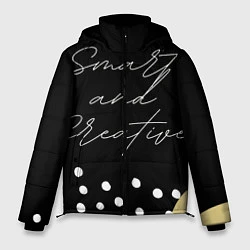 Куртка зимняя мужская Умный и креативный, цвет: 3D-черный