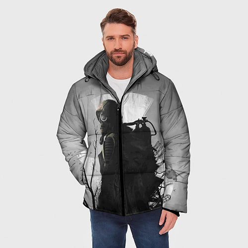 Мужская зимняя куртка СТАЛКЕР 2 / 3D-Черный – фото 3
