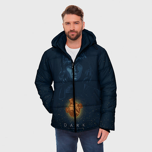 Мужская зимняя куртка DARK Тьма / 3D-Черный – фото 3