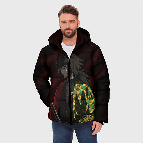 Мужская зимняя куртка ГИЮ ТОМИОКА / 3D-Черный – фото 3