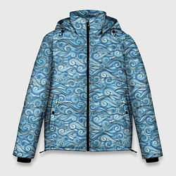 Куртка зимняя мужская Море волнуется, цвет: 3D-светло-серый