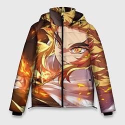 Куртка зимняя мужская Клинок Рассекающий Демонов, цвет: 3D-светло-серый