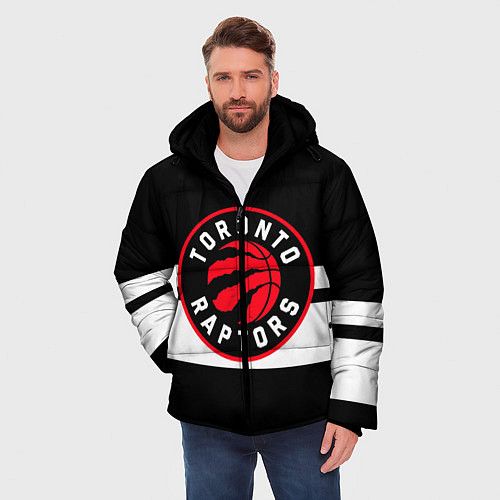 Мужская зимняя куртка TORONTO RAPTORS / 3D-Черный – фото 3