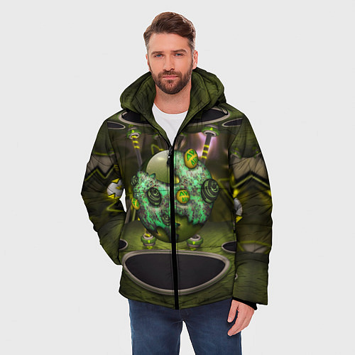 Мужская зимняя куртка AbstractThings 3 / 3D-Черный – фото 3