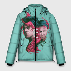 Куртка зимняя мужская Бойцовский клуб, цвет: 3D-светло-серый