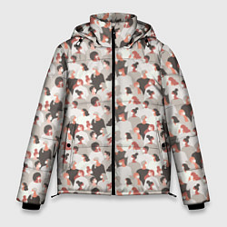 Куртка зимняя мужская КоронаВирус, цвет: 3D-черный