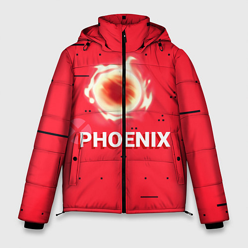 Мужская зимняя куртка Phoenix / 3D-Красный – фото 1