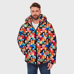 Куртка зимняя мужская Масочный Режим, цвет: 3D-черный — фото 2