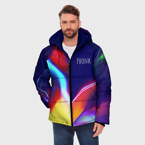 Мужская зимняя куртка Phonk Neon / 3D-Черный – фото 3