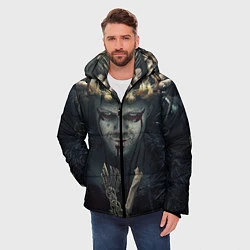 Куртка зимняя мужская Викинги - Ивар, цвет: 3D-светло-серый — фото 2