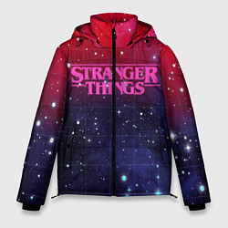 Куртка зимняя мужская Stranger Things, цвет: 3D-черный