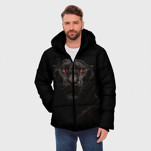 Мужская зимняя куртка ПАНТЕРА / 3D-Черный – фото 3