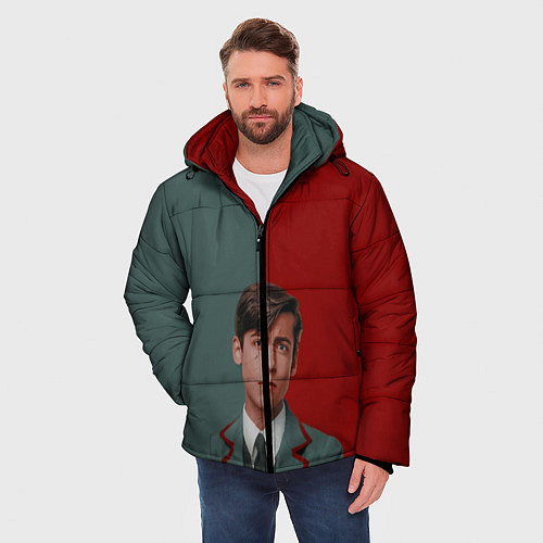Мужская зимняя куртка Академия Амбрелла / 3D-Черный – фото 3