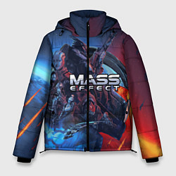 Куртка зимняя мужская Mass EFFECT Legendary ed, цвет: 3D-черный