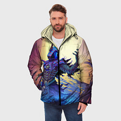 Куртка зимняя мужская Омен, цвет: 3D-черный — фото 2