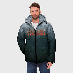 Куртка зимняя мужская Valheim, цвет: 3D-черный — фото 2