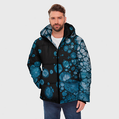 Мужская зимняя куртка Лёд / 3D-Черный – фото 3