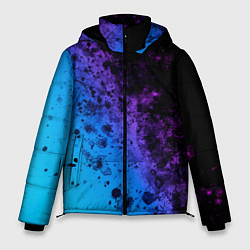 Куртка зимняя мужская Неоновые Краски, цвет: 3D-черный