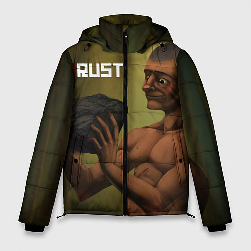 Мужская зимняя куртка Rust / 3D-Красный – фото 1