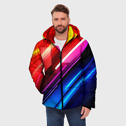 Куртка зимняя мужская НЕОН, цвет: 3D-черный — фото 2