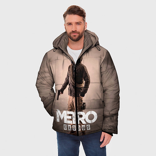 Мужская зимняя куртка Metro Exodus / 3D-Черный – фото 3