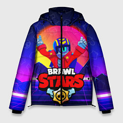 Куртка зимняя мужская BRAWL STARS STU, цвет: 3D-черный
