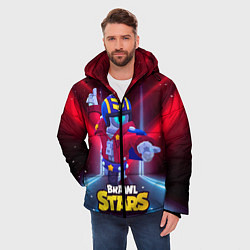 Куртка зимняя мужская STU СТУ Brawl Stars, цвет: 3D-черный — фото 2