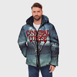 Куртка зимняя мужская CANNIBAL CORPSE, цвет: 3D-черный — фото 2