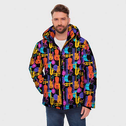 Мужская зимняя куртка Джаз / 3D-Черный – фото 3