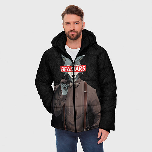 Мужская зимняя куртка BEASTARS / 3D-Черный – фото 3